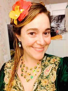 Typical Go To the Grocery Store Gown... Just kidding; I probably had a reading at the library or something. To which 2.7 people showed up. 